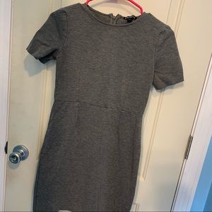 J crew gray work dress